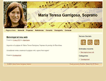 Tablet Screenshot of mariateresagarrigosa.com